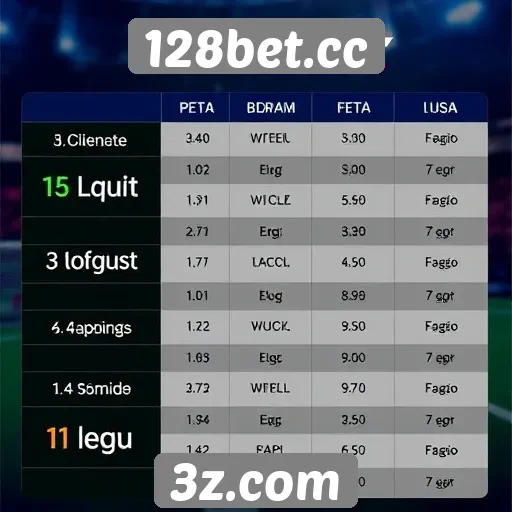 Comparação entre 128bet e concorrentes no mercado